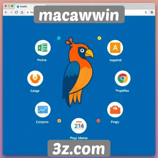 Facilidade de navegação na plataforma macawwin